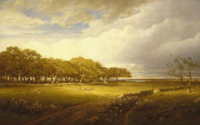 Old Orchard i Newport af William Trost Richards